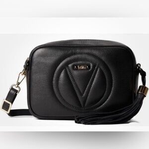 VALENTINO BY MARIO VALENTINO Mia Leather Camera Crossbody Bag